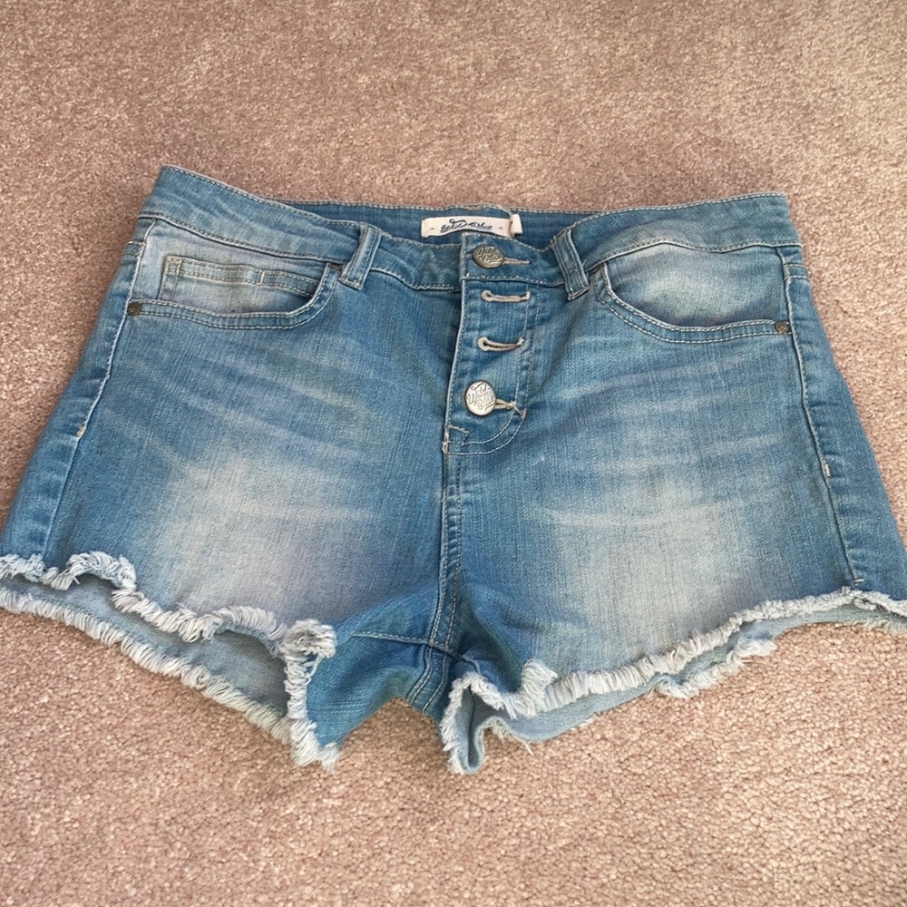 Denim shorts